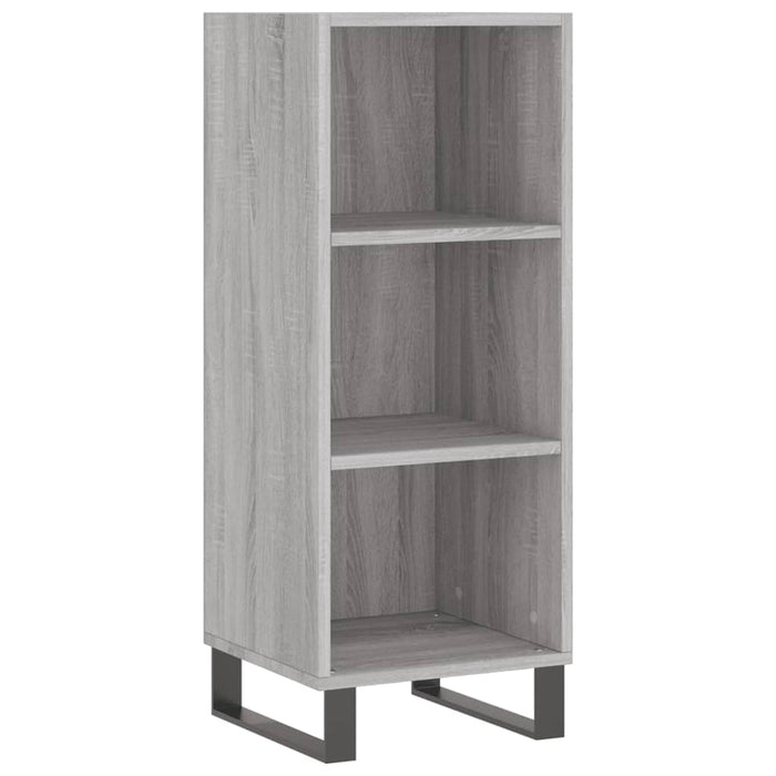 Dulap înalt, gri sonoma, 34,5x34x180 cm, lemn prelucrat WALTI