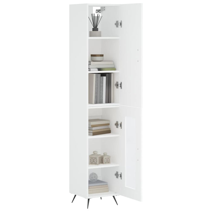 Dulap înalt, alb, 34,5x34x180 cm, lemn prelucrat WALTI