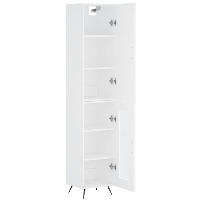 Dulap înalt, alb, 34,5x34x180 cm, lemn prelucrat WALTI