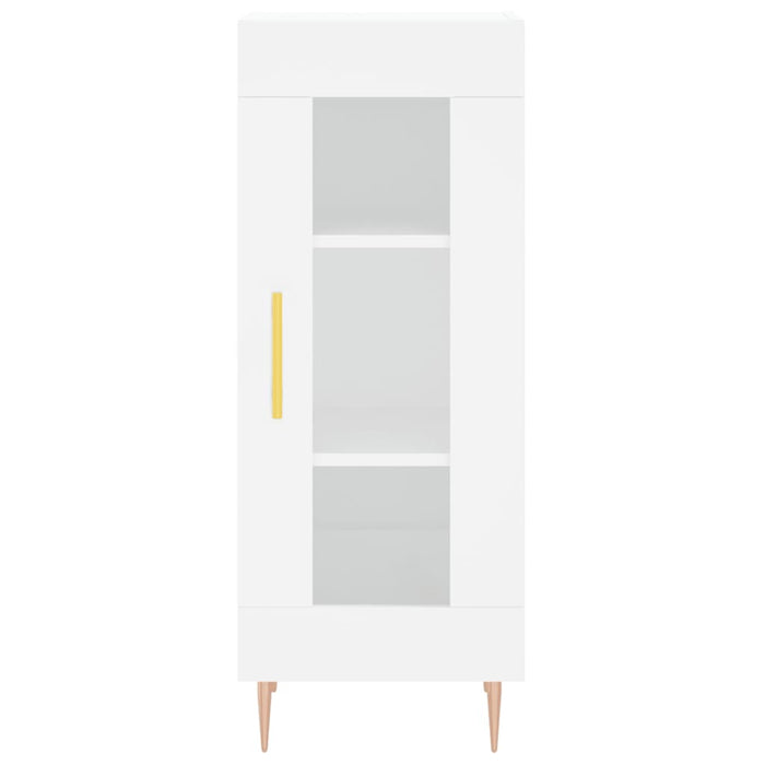 Dulap înalt, alb, 34,5x34x180 cm, lemn prelucrat - WALTI WALTI