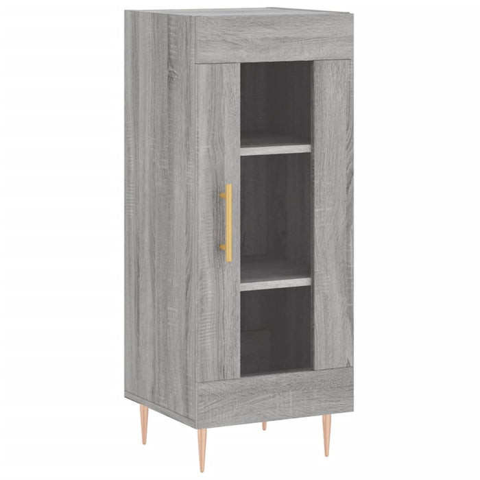 Dulap înalt, gri sonoma, 34,5x34x180 cm, lemn prelucrat WALTI