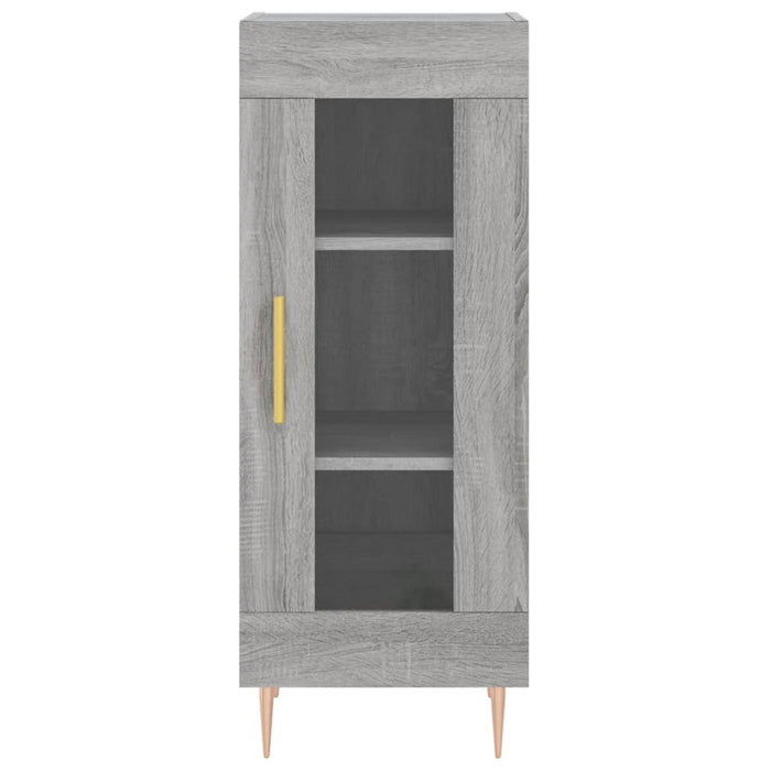 Dulap înalt, gri sonoma, 34,5x34x180 cm, lemn prelucrat WALTI