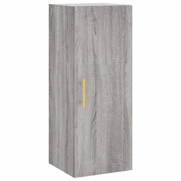 Dulap înalt, gri sonoma, 34,5x34x180 cm, lemn prelucrat WALTI