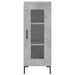 Dulap înalt, gri beton, 34,5x34x180 cm, lemn prelucrat - WALTI WALTI