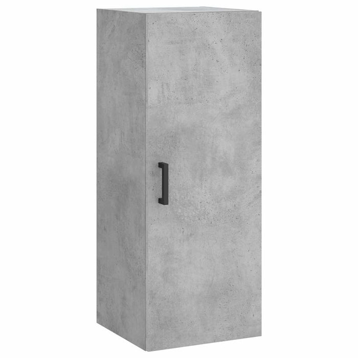 Dulap înalt, gri beton, 34,5x34x180 cm, lemn prelucrat - WALTI WALTI