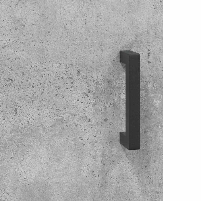 Dulap înalt, gri beton, 34,5x34x180 cm, lemn prelucrat - WALTI WALTI