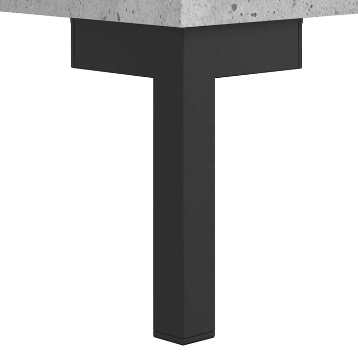 Dulap înalt, gri beton, 34,5x34x180 cm, lemn prelucrat - WALTI WALTI