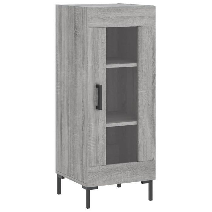 Dulap înalt, gri sonoma, 34,5x34x180 cm, lemn prelucrat WALTI