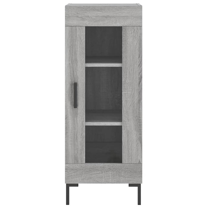 Dulap înalt, gri sonoma, 34,5x34x180 cm, lemn prelucrat WALTI