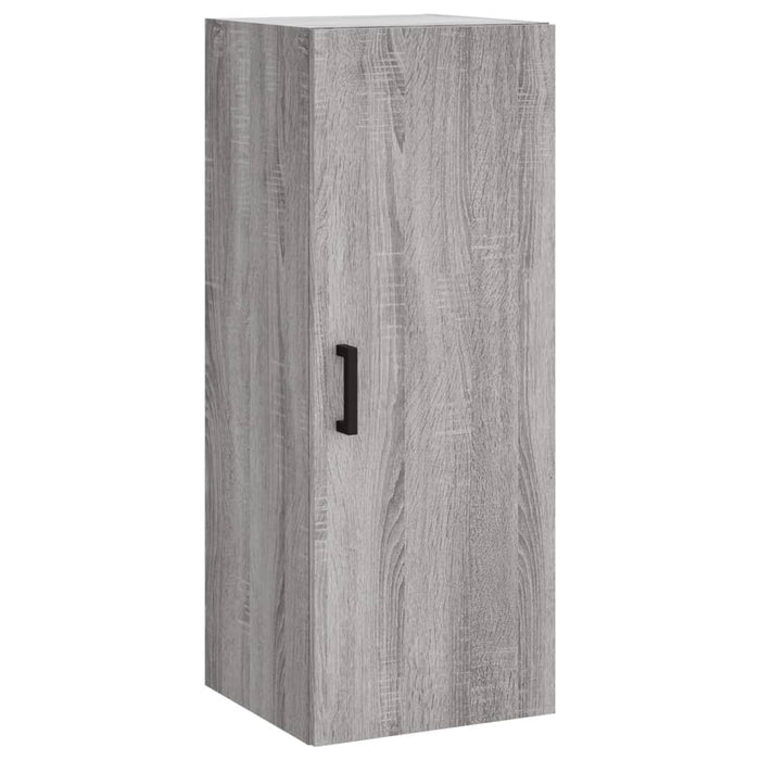 Dulap înalt, gri sonoma, 34,5x34x180 cm, lemn prelucrat WALTI