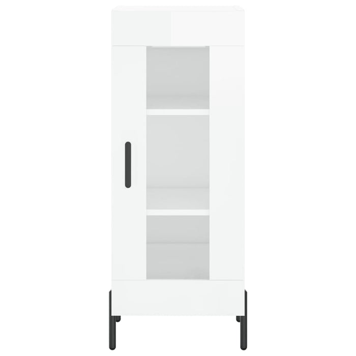 Dulap înalt, alb extralucios, 34,5x34x180 cm, lemn prelucrat WALTI