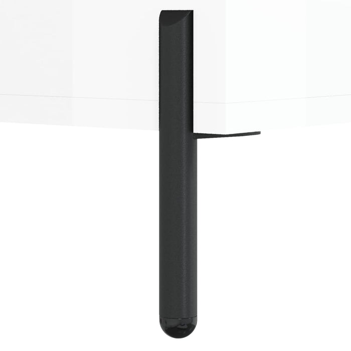 Dulap înalt, alb extralucios, 34,5x34x180 cm, lemn prelucrat WALTI
