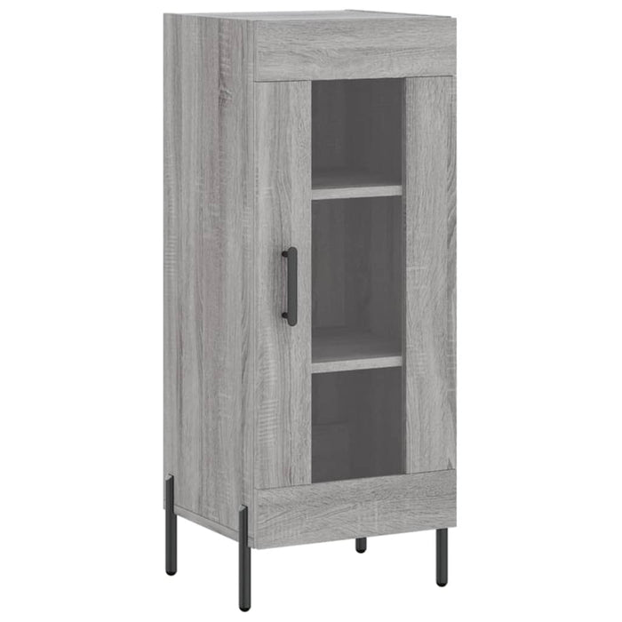 Dulap înalt, gri sonoma, 34,5x34x180 cm, lemn prelucrat - WALTI WALTI