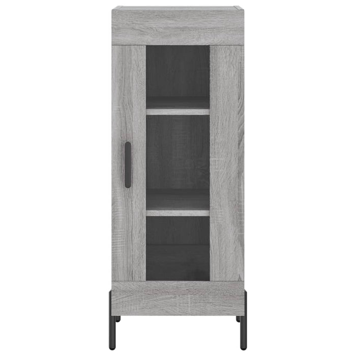 Dulap înalt, gri sonoma, 34,5x34x180 cm, lemn prelucrat - WALTI WALTI