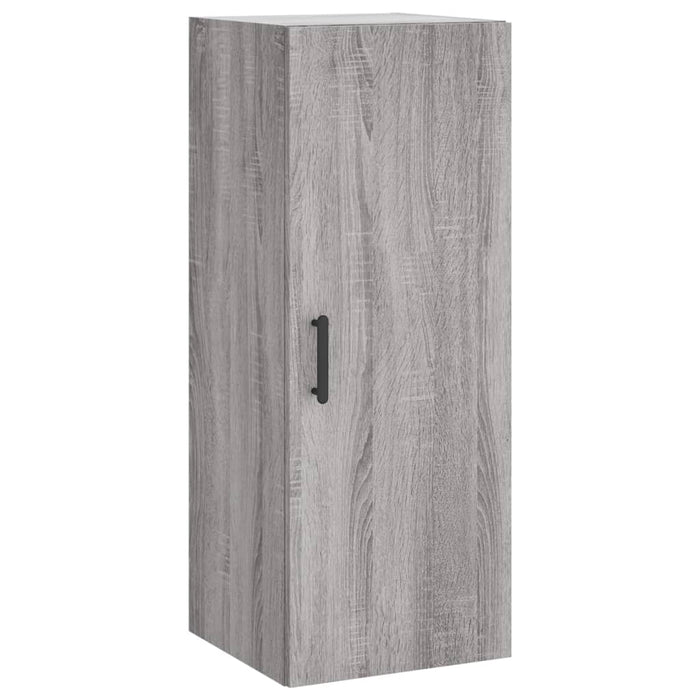 Dulap înalt, gri sonoma, 34,5x34x180 cm, lemn prelucrat - WALTI WALTI