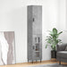 Dulap înalt, gri beton, 34,5x34x180 cm, lemn prelucrat - WALTI WALTI