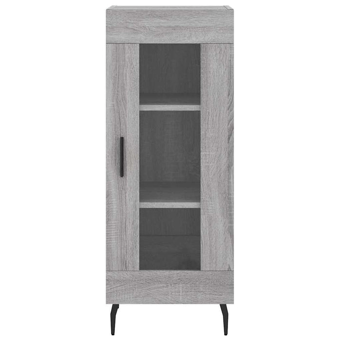 Dulap înalt, gri sonoma, 34,5x34x180 cm, lemn prelucrat - WALTI WALTI