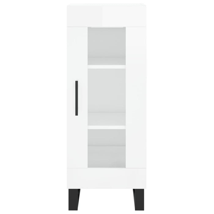 Dulap înalt, alb extralucios, 34,5x34x180 cm, lemn prelucrat WALTI