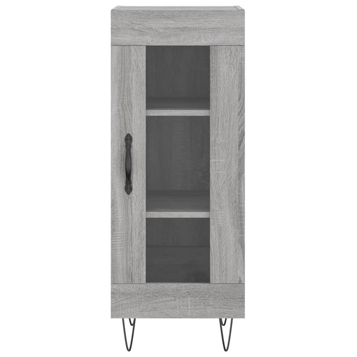 Dulap înalt, gri sonoma, 34,5x34x180 cm, lemn prelucrat - WALTI WALTI