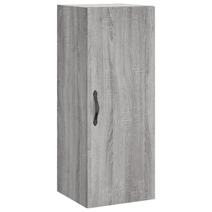 Dulap înalt, gri sonoma, 34,5x34x180 cm, lemn prelucrat - WALTI WALTI