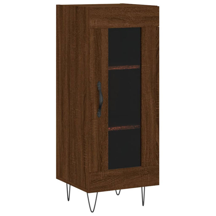 Dulap înalt, stejar maro, 34,5x34x180 cm, lemn prelucrat WALTI