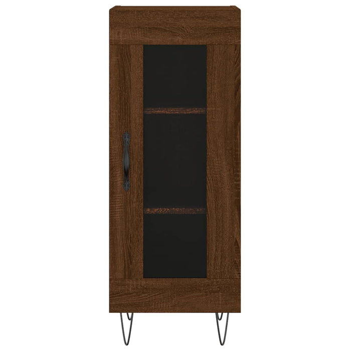 Dulap înalt, stejar maro, 34,5x34x180 cm, lemn prelucrat WALTI