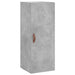 Dulap înalt, gri beton, 34,5x34x180 cm, lemn prelucrat - WALTI WALTI