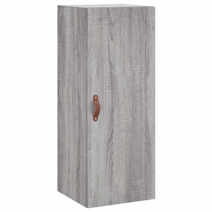 Dulap înalt, gri sonoma, 34,5x34x180 cm, lemn prelucrat WALTI