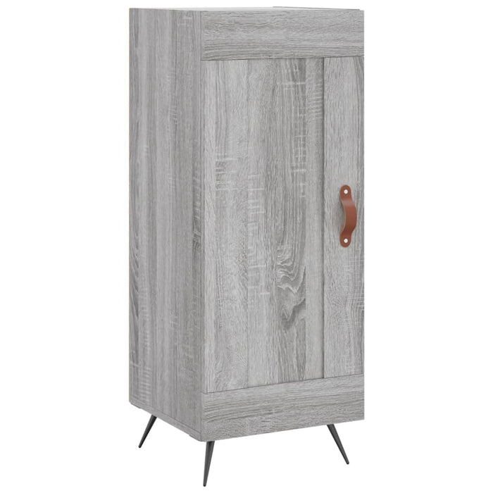 Dulap înalt, gri sonoma, 34,5x34x180 cm, lemn prelucrat WALTI