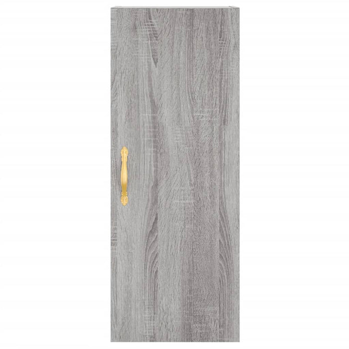 Dulap înalt, gri sonoma, 34,5x34x180 cm, lemn prelucrat WALTI