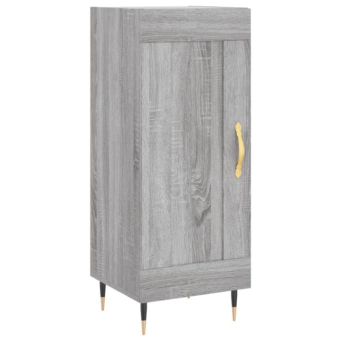 Dulap înalt, gri sonoma, 34,5x34x180 cm, lemn prelucrat WALTI