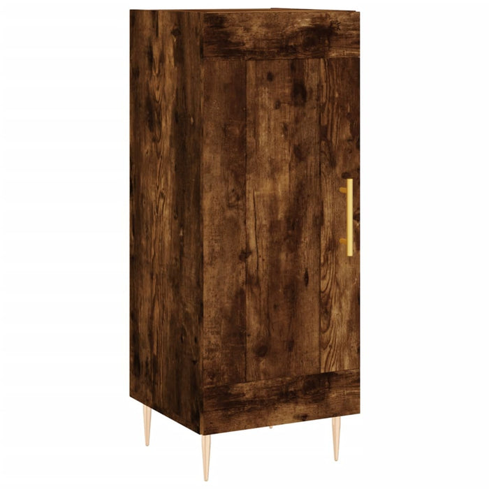 Dulap înalt, stejar fumuriu, 34,5x34x180 cm, lemn prelucrat WALTI