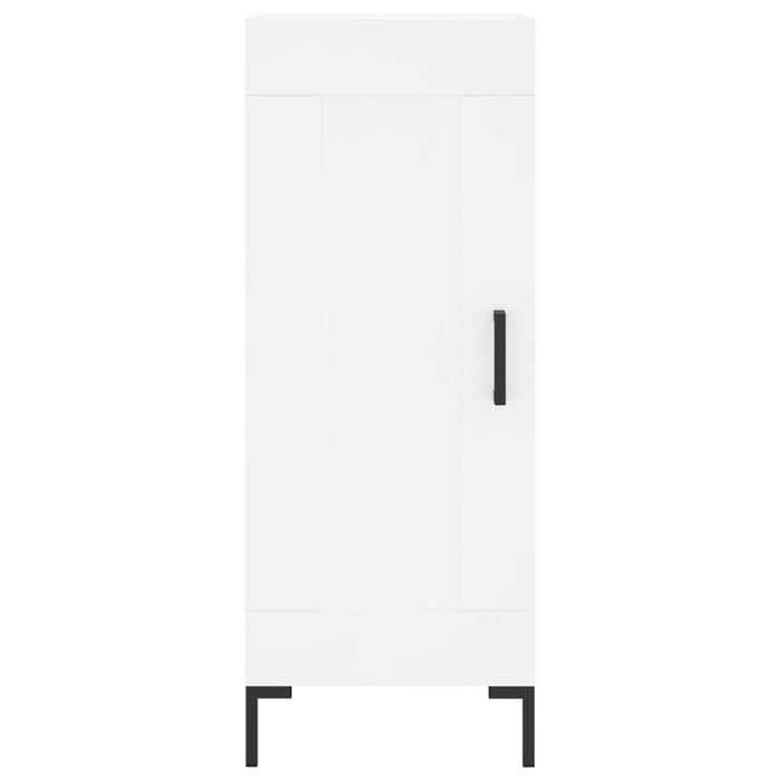 Dulap înalt, alb, 34,5x34x180 cm, lemn prelucrat - WALTI WALTI