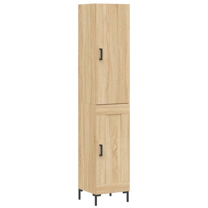 Dulap înalt, stejar sonoma, 34,5x34x180 cm, lemn prelucrat - WALTI WALTI