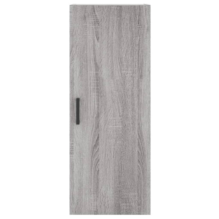 Dulap înalt, gri sonoma, 34,5x34x180 cm, lemn prelucrat - WALTI WALTI