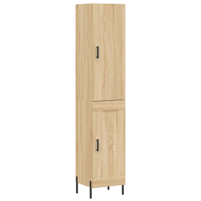 Dulap înalt, stejar sonoma, 34,5x34x180 cm, lemn prelucrat WALTI
