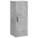 Dulap înalt, gri beton, 34,5x34x180 cm, lemn prelucrat - WALTI WALTI