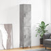 Dulap înalt, gri beton, 34,5x34x180 cm, lemn prelucrat - WALTI WALTI