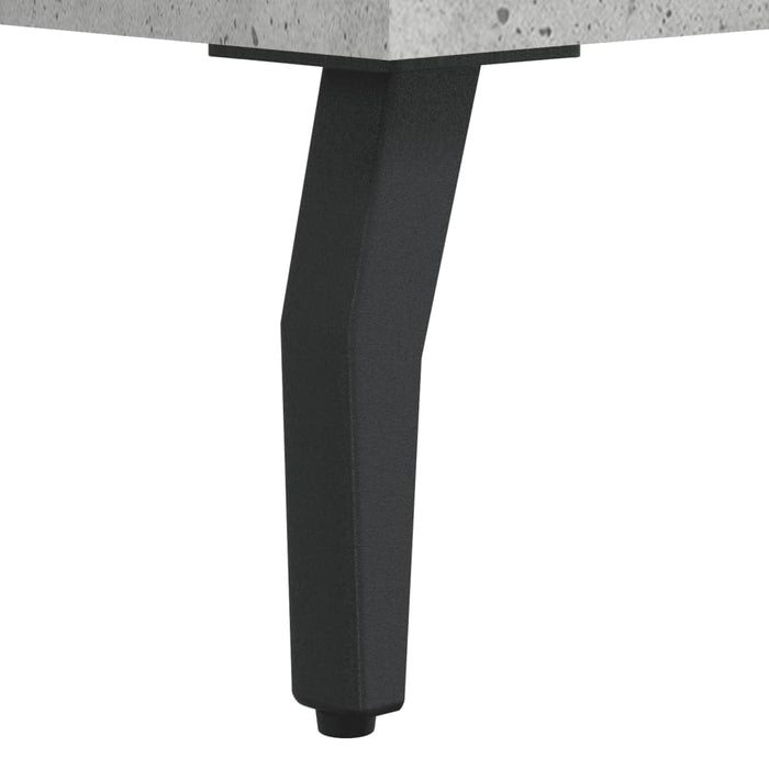 Dulap înalt, gri beton, 34,5x34x180 cm, lemn prelucrat - WALTI WALTI