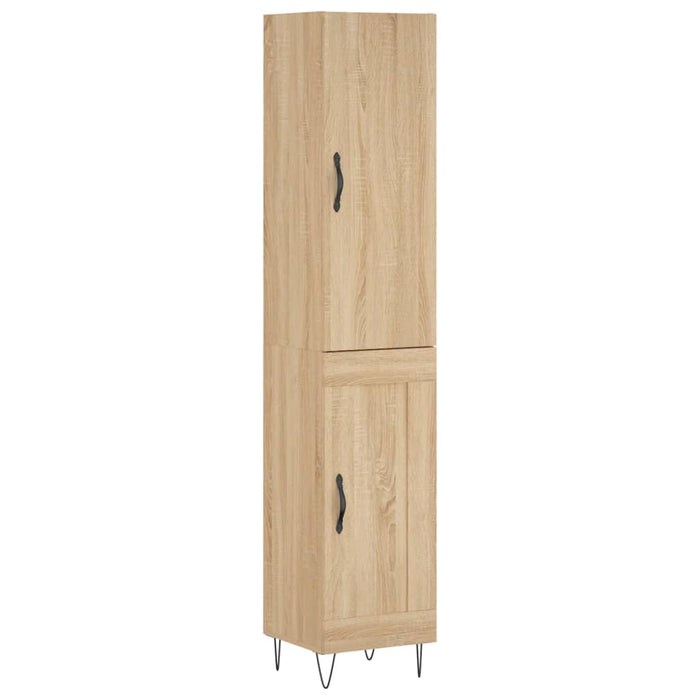 Dulap înalt, stejar sonoma, 34,5x34x180 cm, lemn prelucrat WALTI