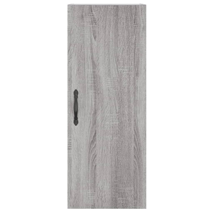Dulap înalt, gri sonoma, 34,5x34x180 cm, lemn prelucrat - WALTI WALTI