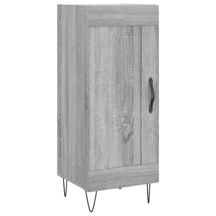 Dulap înalt, gri sonoma, 34,5x34x180 cm, lemn prelucrat - WALTI WALTI