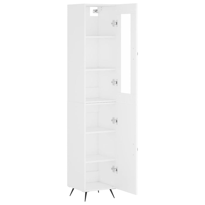 Dulap înalt, alb, 34,5x34x180 cm, lemn prelucrat WALTI