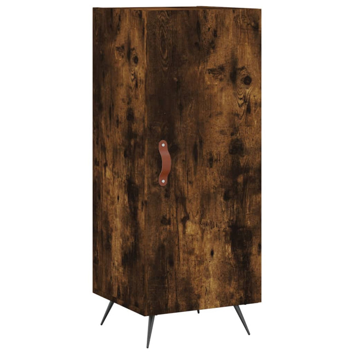 Dulap înalt, stejar fumuriu, 34,5x34x180 cm, lemn prelucrat WALTI