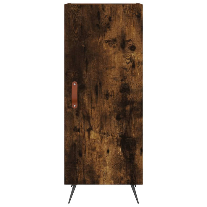 Dulap înalt, stejar fumuriu, 34,5x34x180 cm, lemn prelucrat WALTI