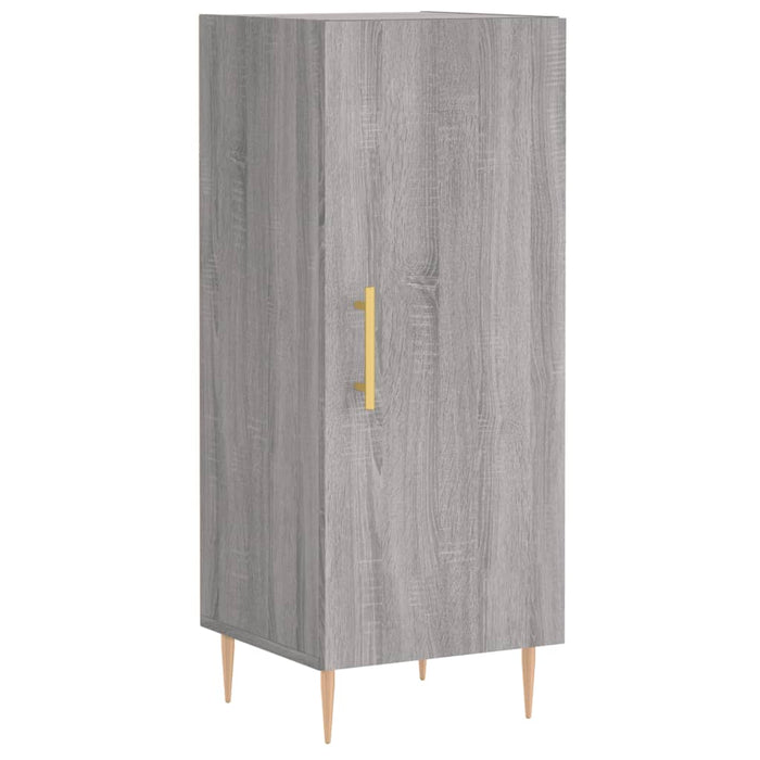 Dulap înalt, gri sonoma, 34,5x34x180 cm, lemn prelucrat WALTI