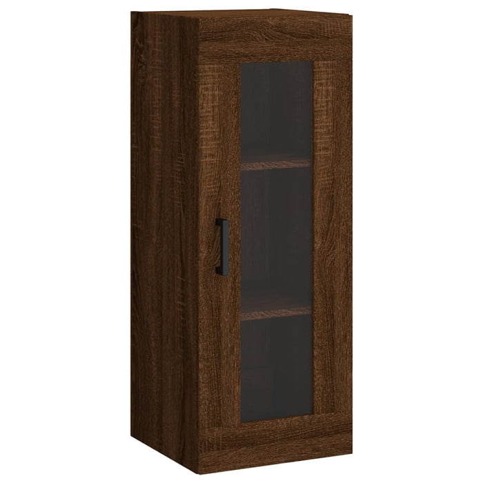 Dulap înalt, stejar maro, 34,5x34x180 cm, lemn prelucrat WALTI