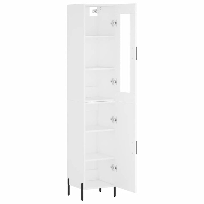 Dulap înalt, alb, 34,5x34x180 cm, lemn prelucrat WALTI