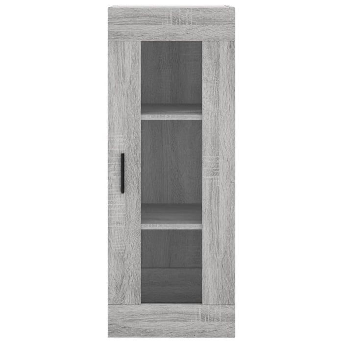 Dulap înalt, gri sonoma, 34,5x34x180 cm, lemn prelucrat - WALTI WALTI