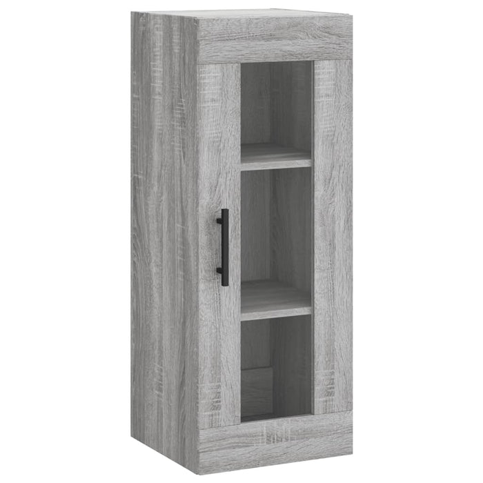 Dulap înalt, gri sonoma, 34,5x34x180 cm, lemn prelucrat - WALTI WALTI